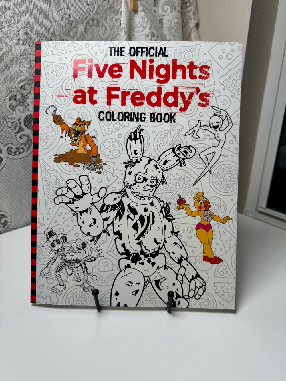 Five Nights at Freddy's Official Coloring Book - White/Red Cover